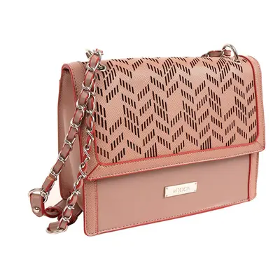 Dámská crossbody kabelka Doca 13916 - růžová