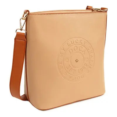 Dámská crossbody kabelka Doca 14515 - béžová