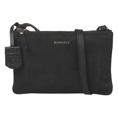 Dámská crossbody kožená kabelka Burkely Laura - černá