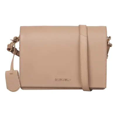 Dámská crossbody kožená kabelka Burkely Lisse - béžová