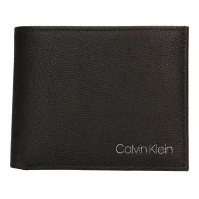 Pánská kožená peněženka Calvin Klein Bifold - hnědá