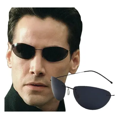 Pánské pilotní sluneční brýle matrix neo cosplay