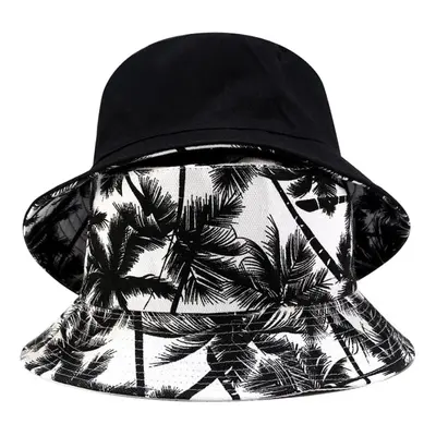 Oboustranný Klobouk BUCKET HAT FISHER s Palmami, Polyester/Bavlna, Univerzální