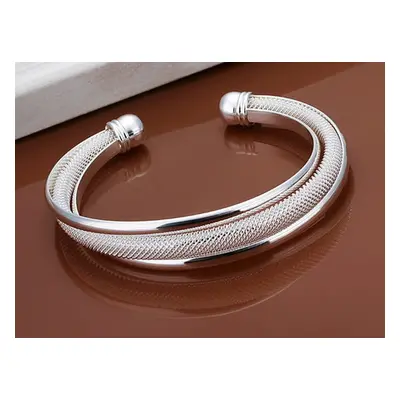 Camerazar Dámský náramek BANGLE, stříbrný, z kovu