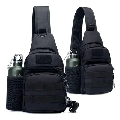 Taktický vojenský batoh SURVIVAL, odolný nepromokavý nylon 600D, s MOLLE/PALS systémem, 24x20x8 