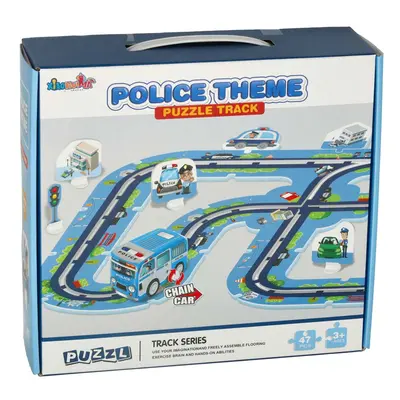 Creative Corner Policejní autodráha puzzle 47 el.