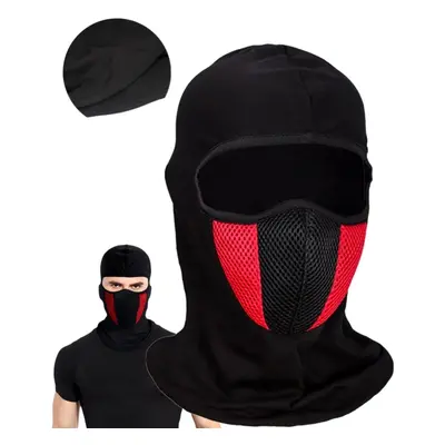 Motorkářská kukla Balaclava, černá, univerzální velikost, 100% polyester