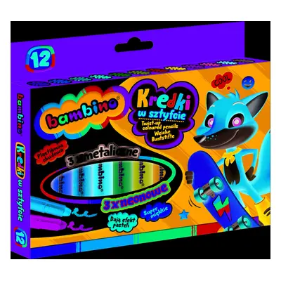 Creative Corner BAMBINO Stick Crayons 12 barev