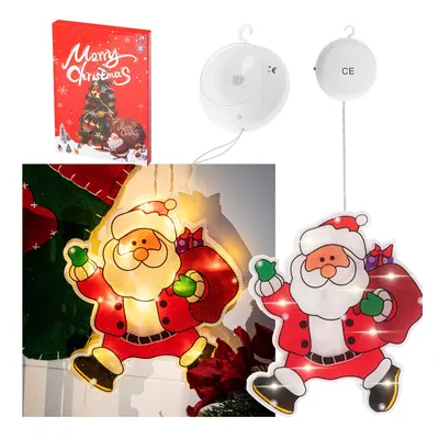 Creative Corner LED závěsná světla Vánoční dekorace Santa s dárky