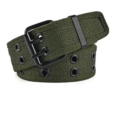 Camerazar Unisex Vojenský Taktický Opasek SURVIVAL s Kovovou Sponou, Polypropylenový Nylon, 120 