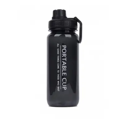 Flamenco Mystique Přenosná Láhev na Vodu pro Fitness 600 ml, Černá, Odolný Plast PSA, 21x7x6.5 c