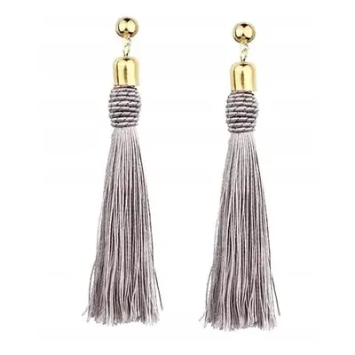 Dlouhé Střapcové Náušnice Glosters Long Tassel Dangle, 11 cm délka - 1,5 cm šířka - upevnění na 