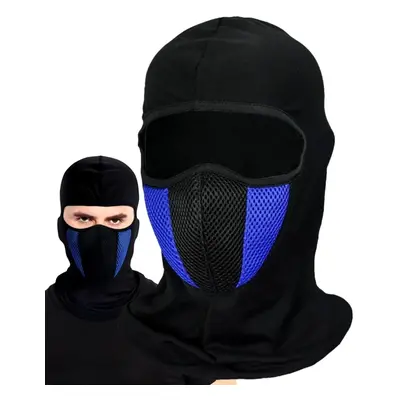 Univerzální Prodyšná Motorkářská Maska Balaclava, Černá, 100% Polyester, 30x30x5 cm