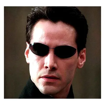 Pánské pilotní sluneční brýle matrix neo cosplay