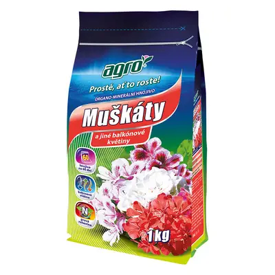 Agro organominerální hnojivo Muškáty 1kg