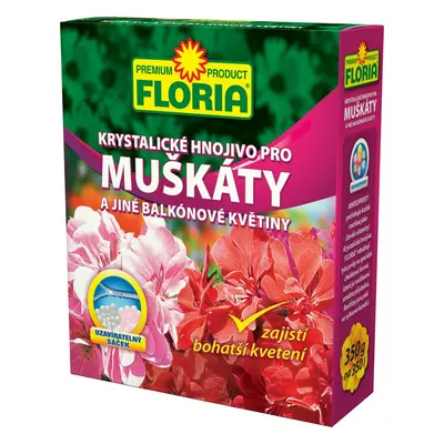 FLORIA kryst. hnojivo pro muškáty a jiné balkónové květiny 350g