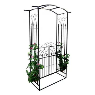 Zahradní pergola s brankou 106x50x217cm / CH9074