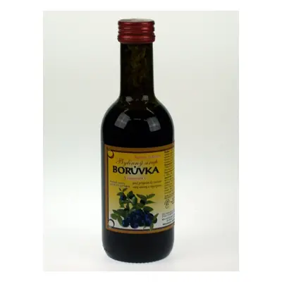 Bylinný fruktózový sirup BORŮVKA 290 g