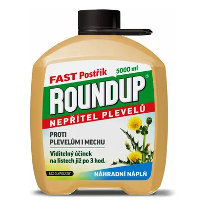 Roundup FAST 5l proti plevelům i mechu bez glyfosátu náhr. náplň