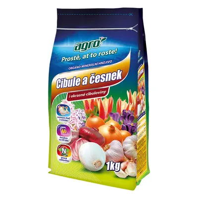 Agro organominerální hnojivo Cibule a česnek 1kg