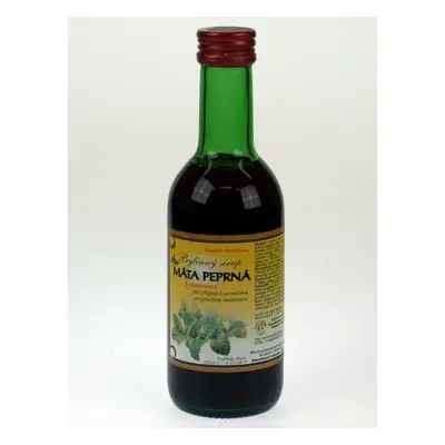 Bylinný fruktózový sirup MÁTA 290 g