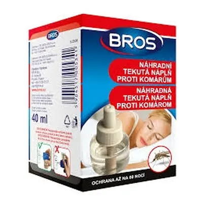 BROS Náhradní tekutá náplň proti komárům 40ml (60 nocí)