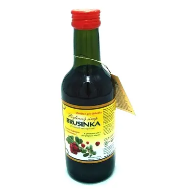 Bylinný fruktózový sirup BRUSINKA 290 g