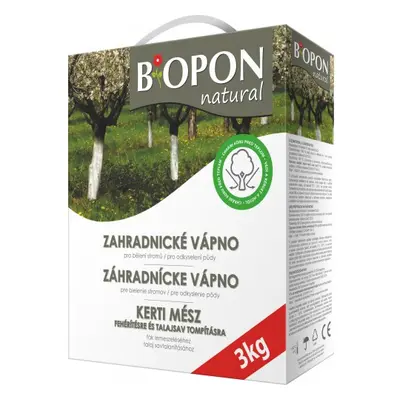 Bopon Zahradnické vápno 3kg VELKÉ BALENÍ