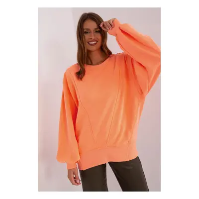 EX MODA Oversize mikina Miles fluo oranžová