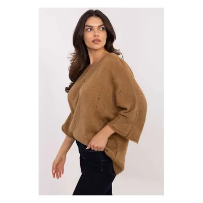 ItModa Oversize svetr 9314 camel