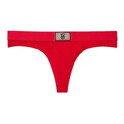 Tanga Victorias Secret Shine Patch červená