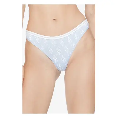 Tanga Calvin Klein CK One Cotton Singles modrá