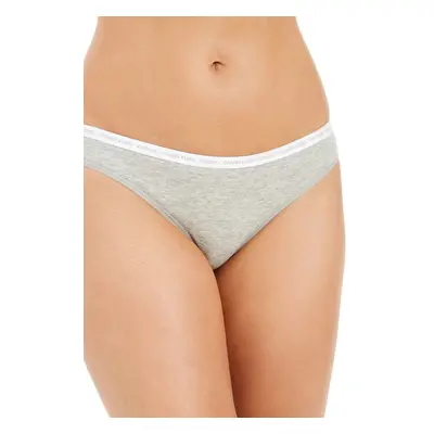 Tanga Calvin Klein CK One Cotton Singles šedá