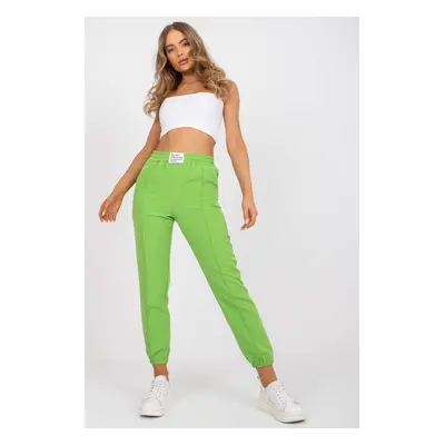 ItModa Kalhoty Victoria joggers světle zelené