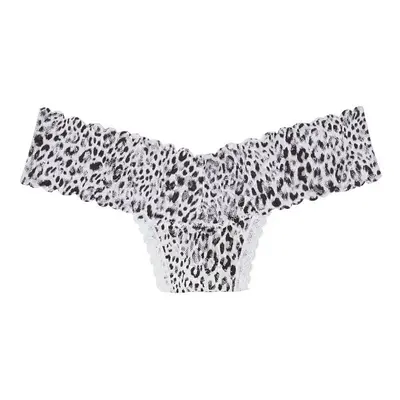 Victoria's Secret Tanga Floral leopard white