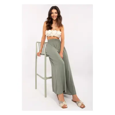 Och Bella Dámské Boho kalhoty khaki