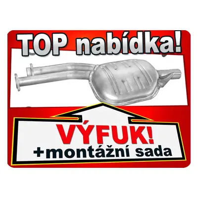 Výfuk Mercedes S124 W124 E200 E220 260E 300TE 85-96 Ccb