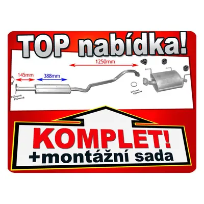 Výfuk Nissan Almera Tino 1.8i 16V 2000-2005 H86