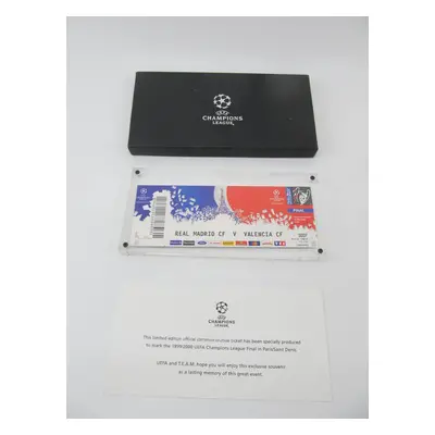 Limited Vstupenka Real Madrid Valencia Uefa 1999 /00 Champions League