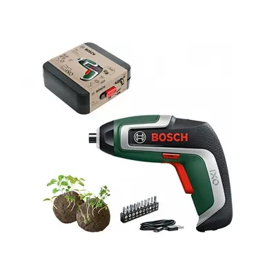 Bosch Ixo 7 Anniversary Edition aku šroubovák 2x květinové sazenice