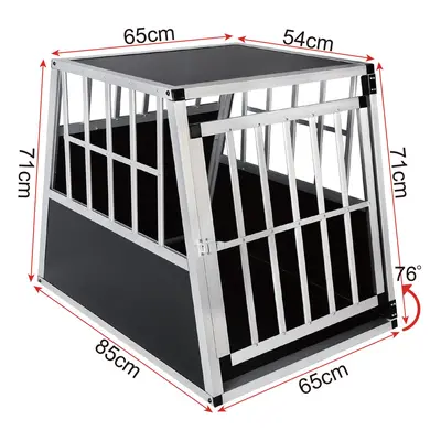 Psí boudapřepravní klectransportní box alu 65x85