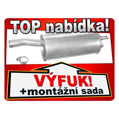 Výfuk Fiat Doblo 1.3 1.9 Jtd 2000-2009 Lll