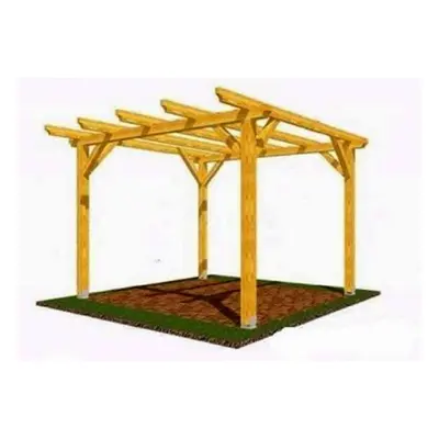 Pergola 2 X 2m se sklonem