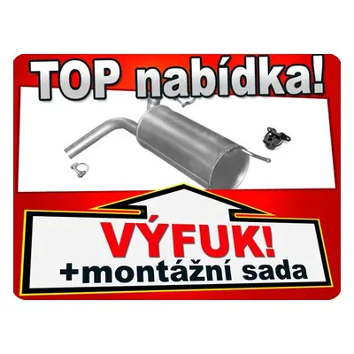 Výfuk Citroen Jumpy Fiat Scudo Peugeot Expert 2.0 Hdi / Jtd bez Dpf