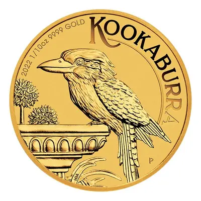 1 Zlatá mince - Kookaburra 1/10 Oz. - Austrálie