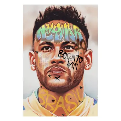 Foto obraz 90x60 cm Zuppini Neymar Puma Dior Nike Adidas