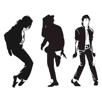 Samolepka Michael Jackson výška 200cm Big 11 vzorů