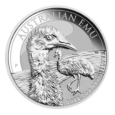 Stříbrná mince 1 Oz Emu 2022