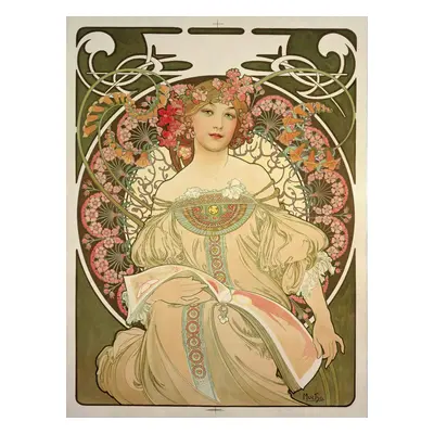 Reprodukce na plátně Alfons Mucha Plakát 90x60 Nový