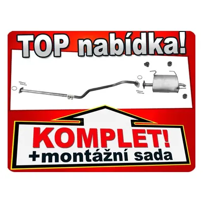 Výfuk Nissan Almera Tino 2.2 dCi 16V 2000-2005 X11